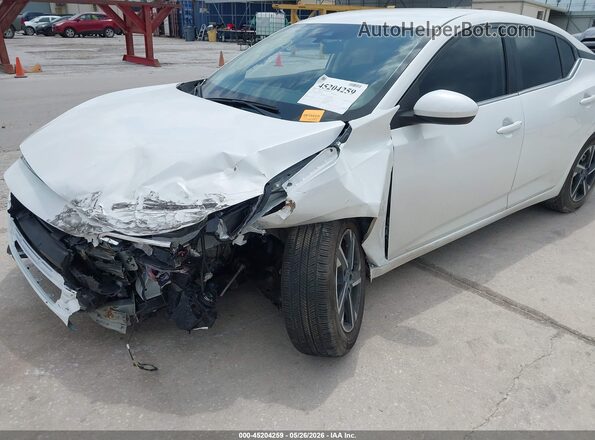 3N1AB8CV8SY341307 2025 NISSAN SENTRA White Front view