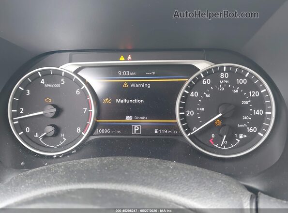 3N1AB8CV8SY355496 2025 NISSAN SENTRA White უკანა სავარძლების ხედი