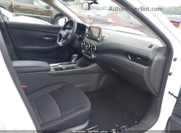 3N1AB8CV8SY355496 2025 NISSAN SENTRA White წინა სალონის ხედი