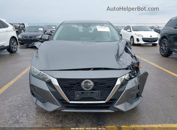 3N1AB8CV9LY214549 2020 NISSAN SENTRA Gray Widok wnętrza z tyłu