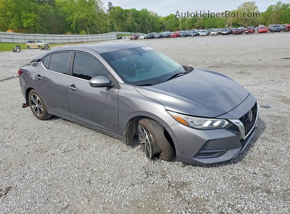 3N1AB8CV9LY214907 2020 NISSAN SENTRA Charcoal Передня права чверть