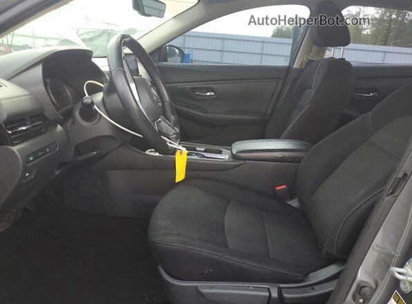 3N1AB8CV9LY214907 2020 NISSAN SENTRA Charcoal Вид салону спереду