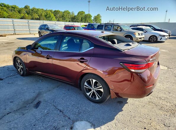3N1AB8CV9MY213211 2021 NISSAN SENTRA Maroon 