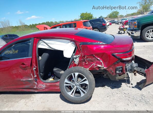 3N1AB8CV9MY266068 2021 NISSAN SENTRA Red 