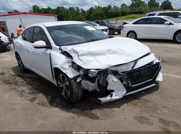 3N1AB8CV9MY272131 2021 NISSAN SENTRA White Widok z przodu