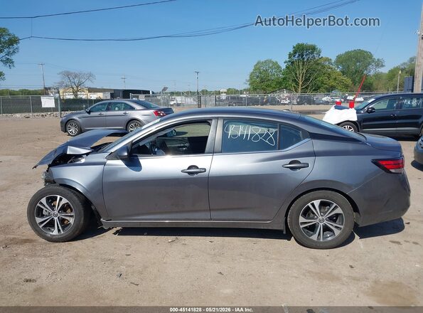 3N1AB8CV9MY318721 2021 NISSAN SENTRA Gray Vista interior de 360 grados