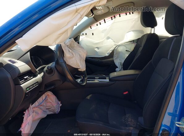 3N1AB8CV9NY302343 2022 NISSAN SENTRA Blue Սալոնի դիմացի տեսք