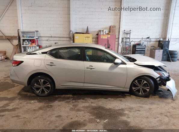 3N1AB8CV9PY256211 2023 NISSAN SENTRA Silver Vista interior trasera