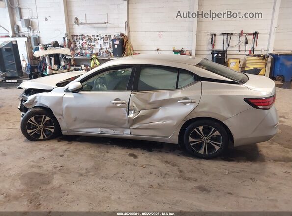 3N1AB8CV9PY256211 2023 NISSAN SENTRA Silver Vista interior de 360 grados