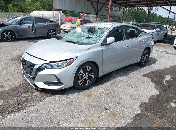 3N1AB8CV9PY306542 2023 NISSAN SENTRA Silver Front left