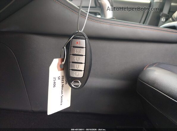 3N1AB8CV9PY306542 2023 NISSAN SENTRA Silver Dashboard view