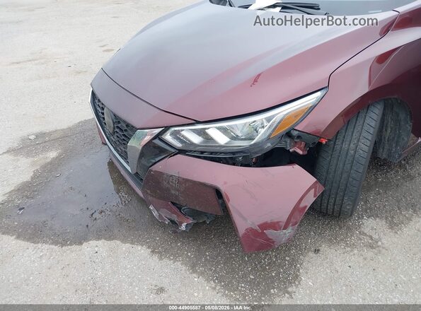 3N1AB8CV9PY322305 2023 NISSAN SENTRA Burgundy Widok z przodu