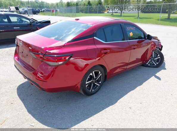 3N1AB8CV9SY220415 2025 NISSAN SENTRA Red უკანა მარჯვენა