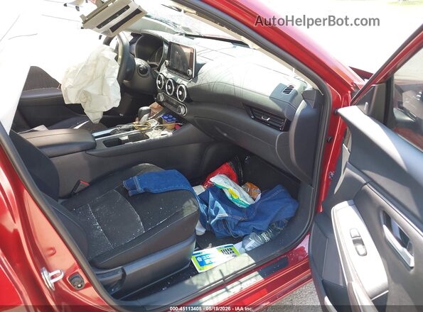 3N1AB8CV9SY220415 2025 NISSAN SENTRA Red წინა სალონის ხედი