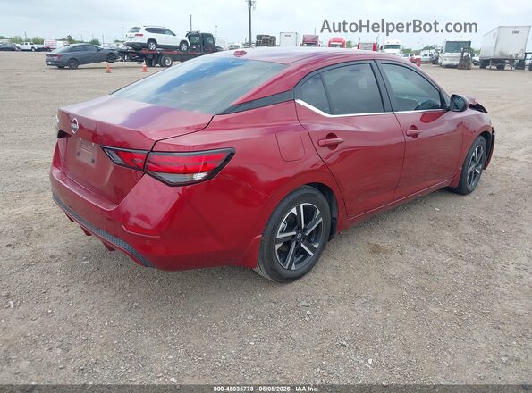 3N1AB8CV9SY245346 2025 NISSAN SENTRA Красный Задняя правая четверть