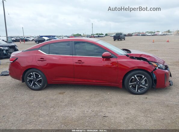 3N1AB8CV9SY245346 2025 NISSAN SENTRA Красный Вид задней части салона