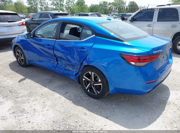 3N1AB8CV9SY269680 2025 NISSAN SENTRA Blue უკანა მარცხენა