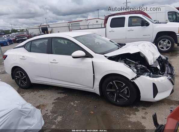 3N1AB8CV9SY360917 2025 NISSAN SENTRA Белый Вид задней части салона