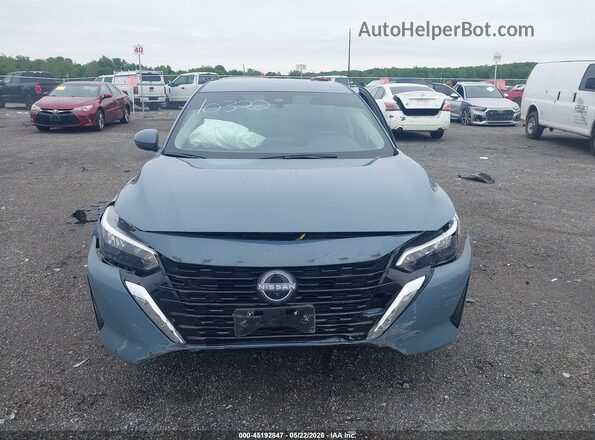 3N1AB8CV9SY410053 2025 NISSAN SENTRA Blue Вид щитка приладів