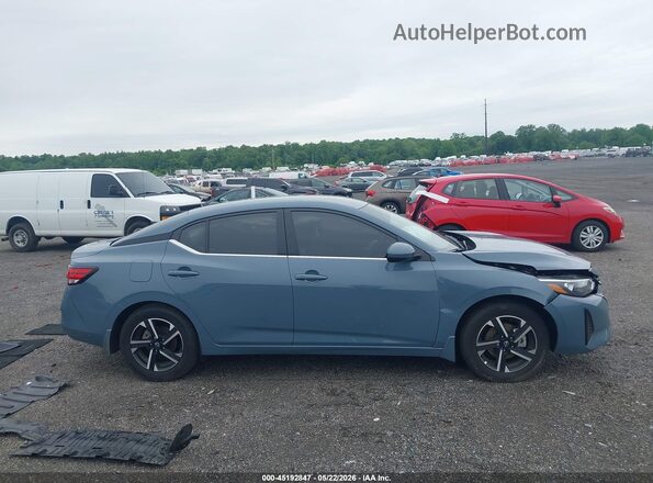3N1AB8CV9SY410053 2025 NISSAN SENTRA Blue Вид задньої частини салону