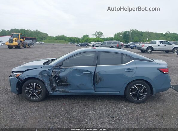3N1AB8CV9SY410053 2025 NISSAN SENTRA Blue Панорамний вид салону 360°