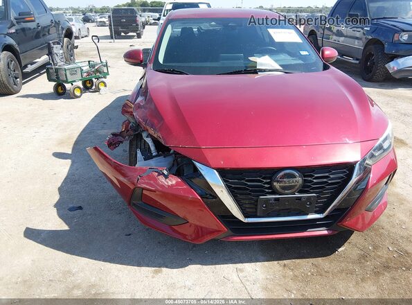 3N1AB8CVXLY236866 2020 NISSAN SENTRA Red Front view