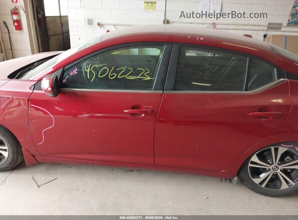 3N1AB8CVXLY286537 2020 NISSAN SENTRA Red Vista interior de 360 grados
