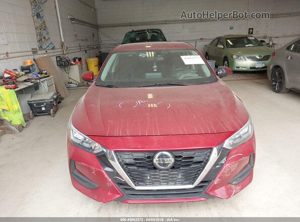 3N1AB8CVXLY286537 2020 NISSAN SENTRA Red Vista del cuadro de instrumentos