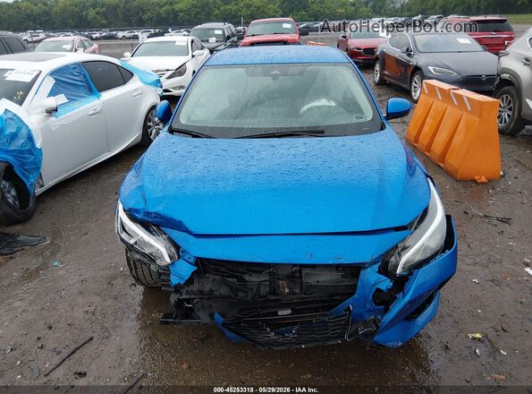 3N1AB8CVXMY233838 2021 NISSAN SENTRA Blue Vista del cuadro de instrumentos