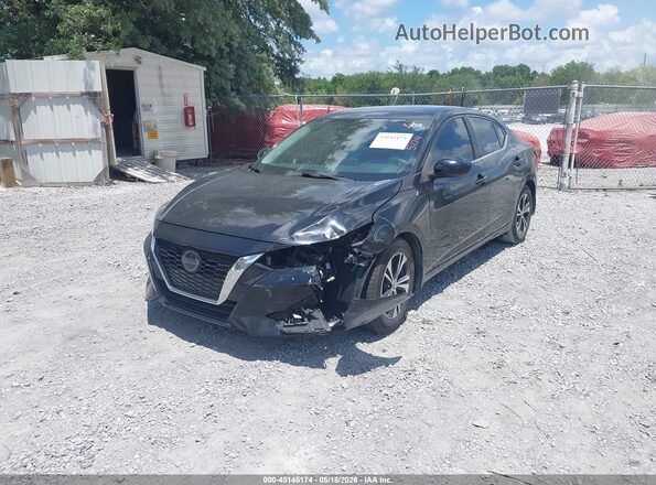 3N1AB8CVXMY264068 2021 NISSAN SENTRA Black Vista tres cuartos delantera izquierda