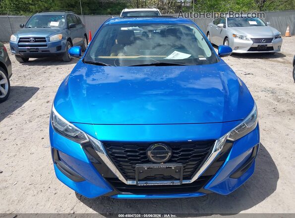 3N1AB8CVXMY286328 2021 NISSAN SENTRA Blue Vista del cuadro de instrumentos