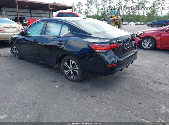 3N1AB8CVXMY292839 2021 NISSAN SENTRA Черный Задняя левая четверть