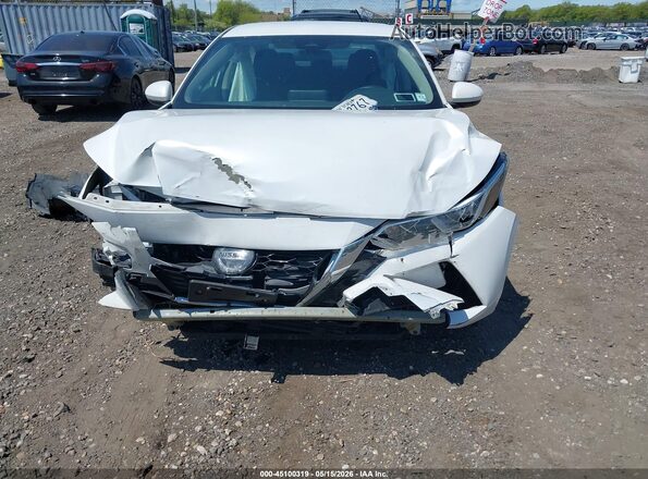 3N1AB8CVXMY317691 2021 NISSAN SENTRA White Widok wnętrza z tyłu