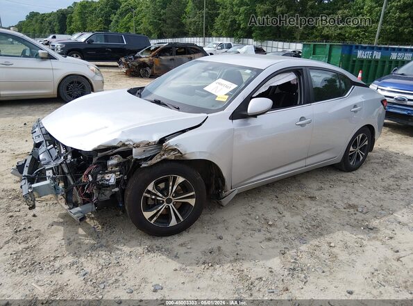 3N1AB8CVXNY237468 2022 NISSAN SENTRA Silver Front left