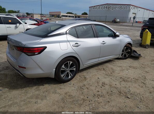 3N1AB8CVXNY237468 2022 NISSAN SENTRA Silver Rear right