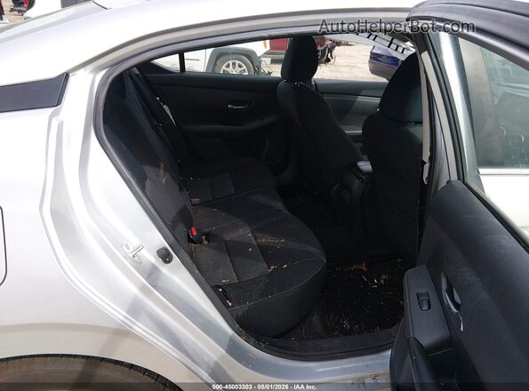 3N1AB8CVXNY237468 2022 NISSAN SENTRA Silver VIN sticker view