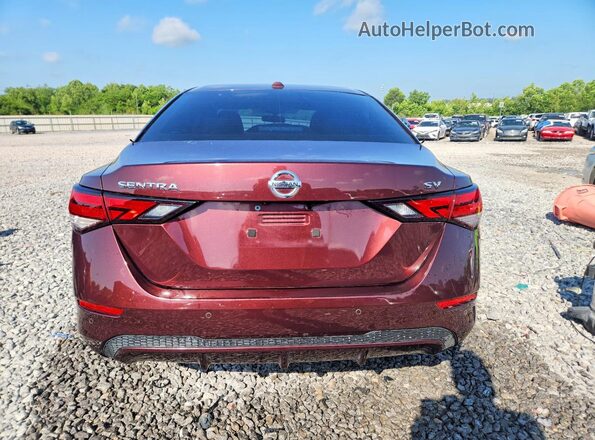 3N1AB8CVXNY253282 2022 NISSAN SENTRA Maroon 