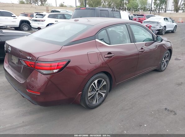 3N1AB8CVXNY299999 2022 NISSAN SENTRA Burgundy 