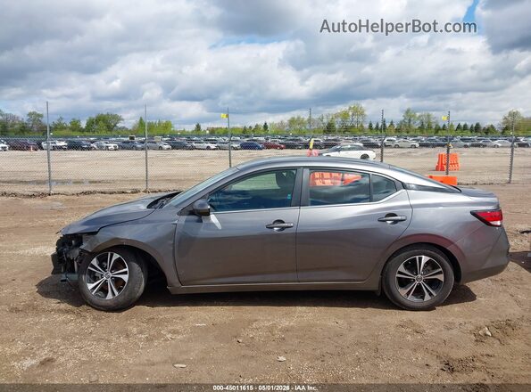 3N1AB8CVXPY310390 2023 NISSAN SENTRA Серый Панорамный вид салона 360°