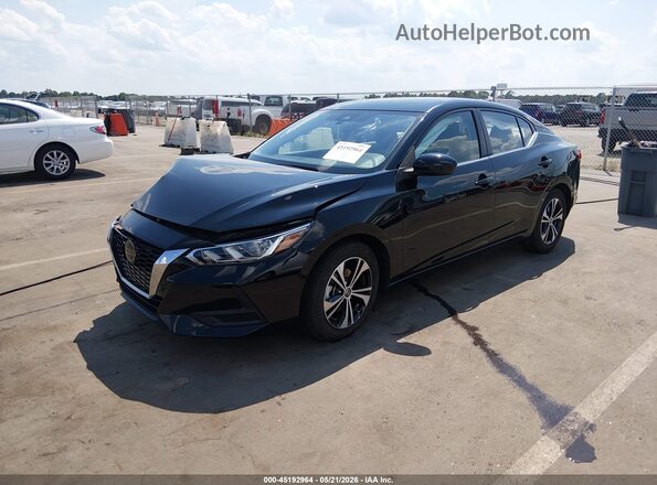 3N1AB8CVXPY313726 2023 NISSAN SENTRA Black Przód lewy