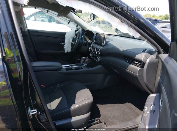 3N1AB8CVXPY313726 2023 NISSAN SENTRA Black Widok wnętrza z przodu