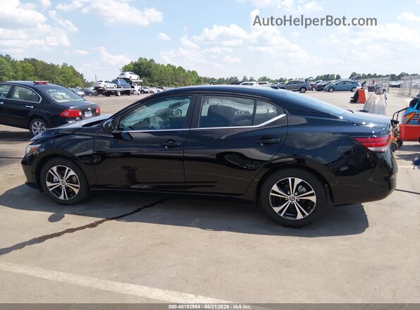 3N1AB8CVXPY313726 2023 NISSAN SENTRA Black Widok wnętrza 360 stopni