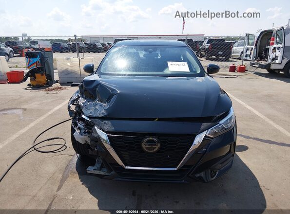 3N1AB8CVXPY313726 2023 NISSAN SENTRA Black Widok zestawu wskaźników
