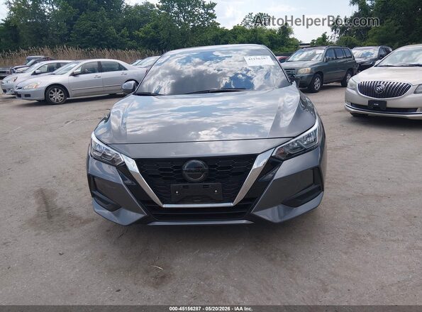 3N1AB8CVXPY322717 2023 NISSAN SENTRA Gray უკანა სალონის ხედი