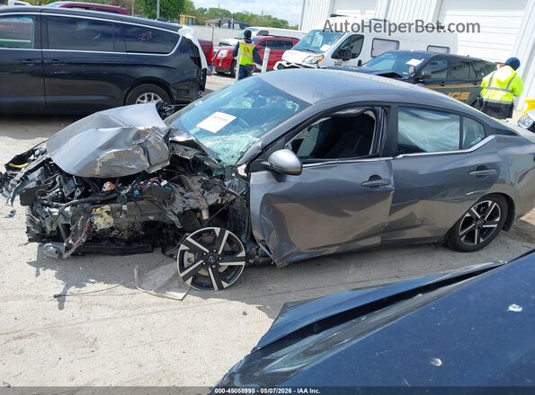 3N1AB8CVXRY207439 2024 NISSAN SENTRA Gray Панорамний вид салону 360°