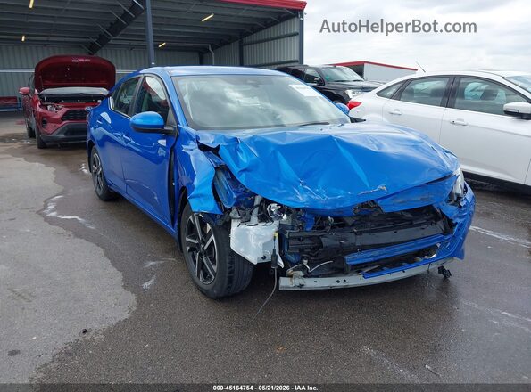 3N1AB8CVXRY226833 2024 NISSAN SENTRA Blue Front view