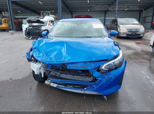3N1AB8CVXRY226833 2024 NISSAN SENTRA Blue Rear interior view