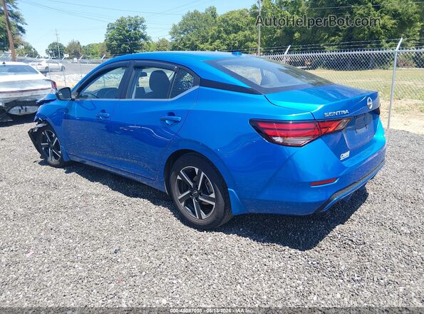 3N1AB8CVXRY261047 2024 NISSAN SENTRA Blue Задня ліва чверть