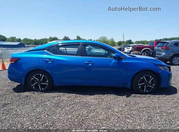 3N1AB8CVXRY261047 2024 NISSAN SENTRA Blue Вид задньої частини салону