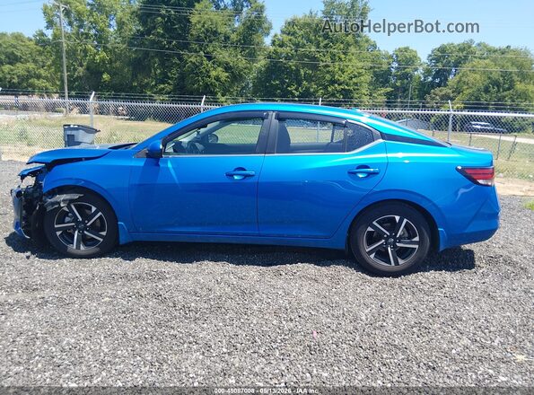 3N1AB8CVXRY261047 2024 NISSAN SENTRA Blue Панорамний вид салону 360°